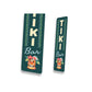 Tiki Bar Mask With Flowers Sign