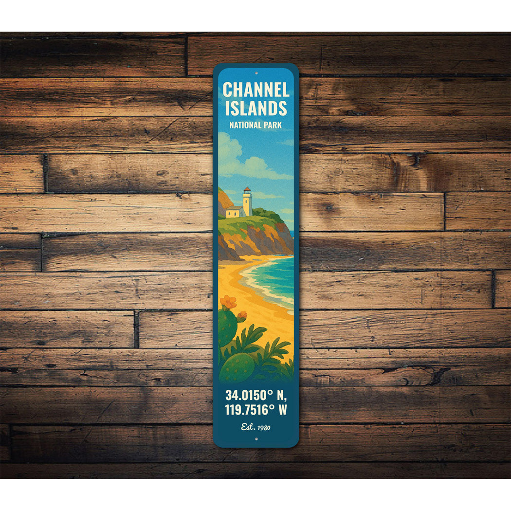 Channel Islands National Park Coordinates Established 1980 Sign