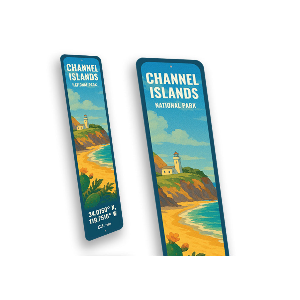 Channel Islands National Park Coordinates Established 1980 Sign