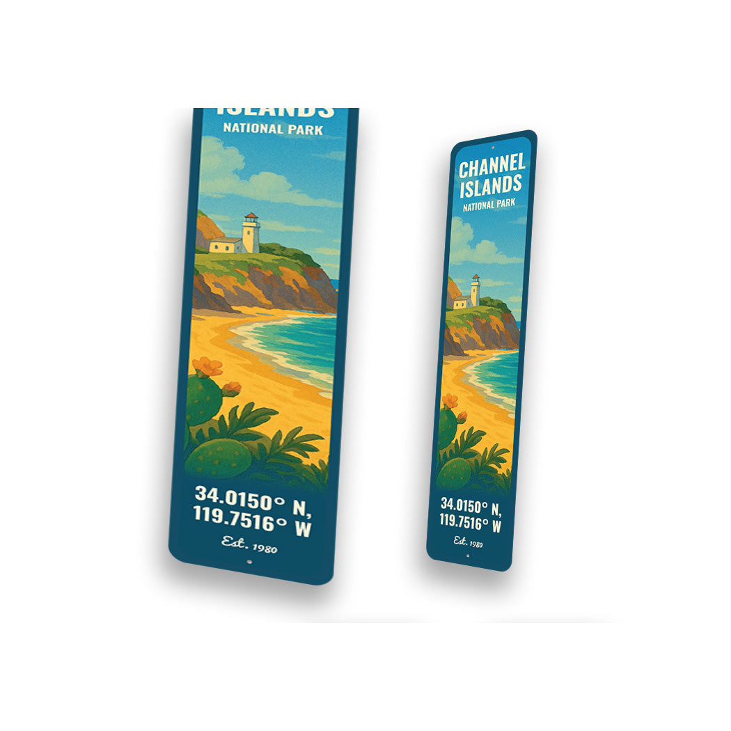 Channel Islands National Park Coordinates Established 1980 Sign