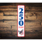 Celebrating 250 Years Of Liberty American Flag Bald Eagle Sign
