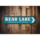 Bear Lake Caribbean Of The Rockies Sign