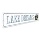 Lake Dreams Jumping Fish Sign