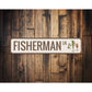 Fisherman Lane Lure Street Sign