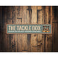 The Tackle Box Because The Fish Keep Changing Their Minds Sign
