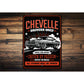 Chevelle Drivers Only Built For Speed Sign