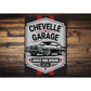 Chevelle Garage Built For Speed Sign