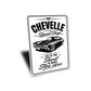Chevelle Speed Shop Life Is Too Short To Drive Slow Cars Sign