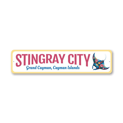 Stingray City Grand Cayman Islands Sign