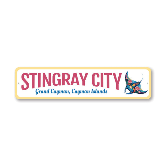 Stingray City Grand Cayman Islands Sign