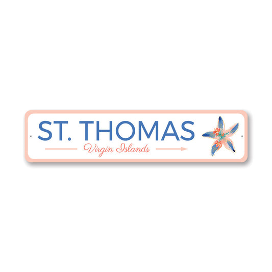 St Thomas Virgin Islands Caribbean Sign