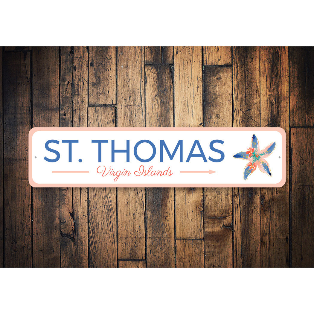 St Thomas Virgin Islands Caribbean Sign