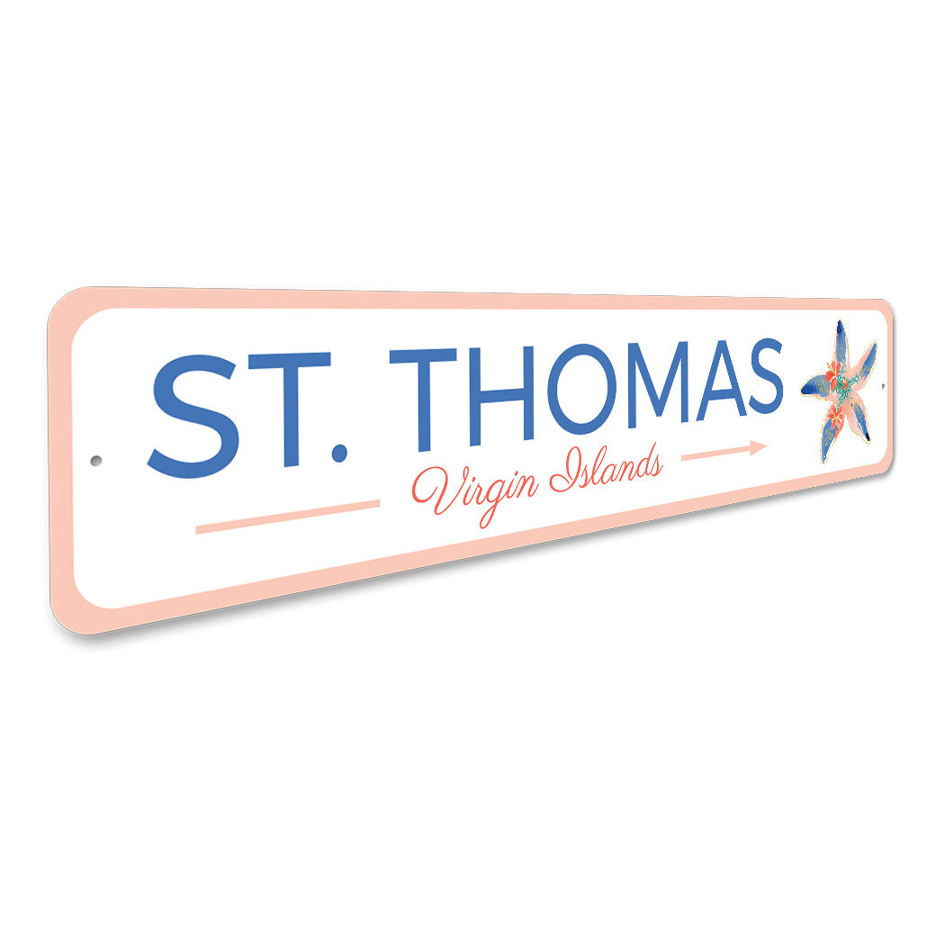 St Thomas Virgin Islands Caribbean Sign
