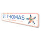 St Thomas Virgin Islands Caribbean Sign