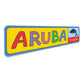 Aruba One Happy Island Caribbean Sign