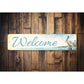 Welcome Coastal Pelican Sign