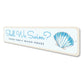 Shell We Swim Personalized Family Beach House Sign