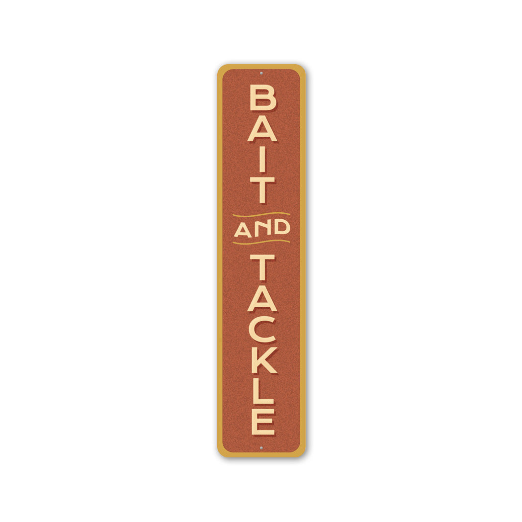 Bait And Tackle Vertical Sign