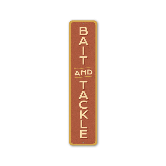 Bait And Tackle Vertical Sign