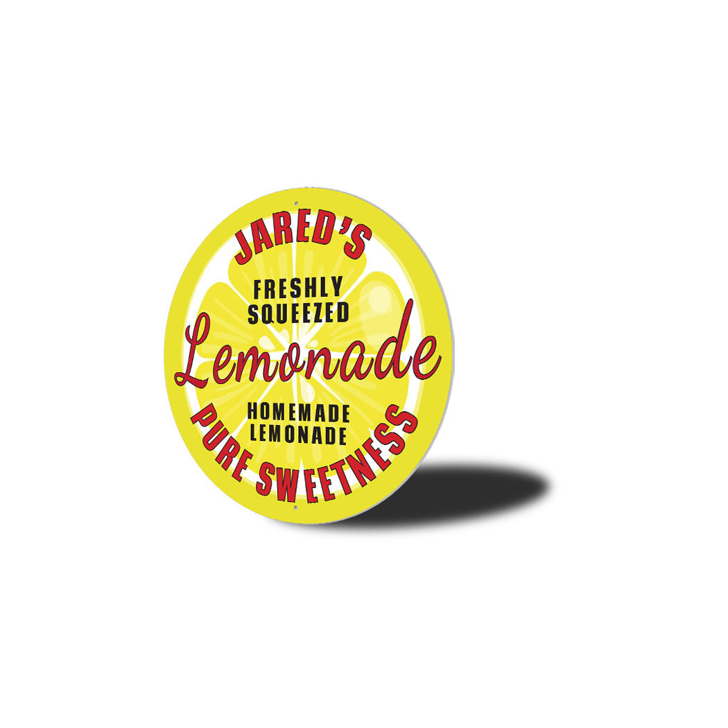 Custom Kids Lemonade Metal Sign