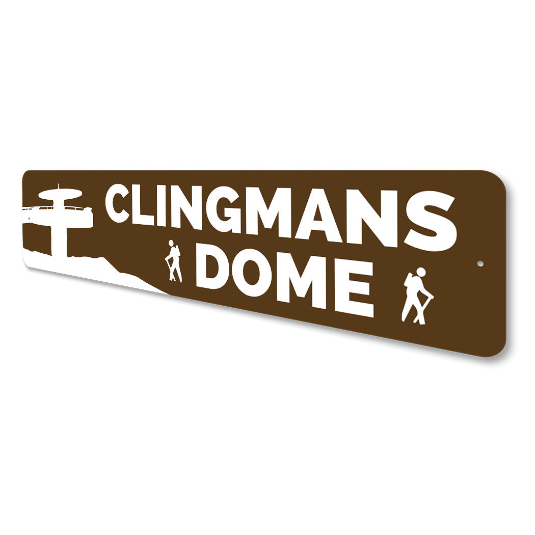 Clingmans Dome Trail Metal Sign