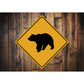 Diamond Bear Crossing Sign