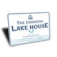 Personalized Lake House Established Year Sign