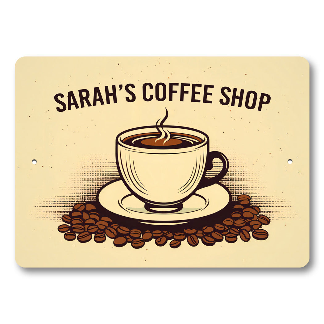 Personalized Coffee Shop Decor Sign