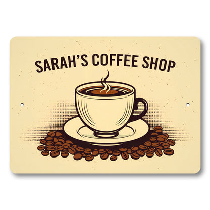 Personalized Coffee Shop Decor Sign