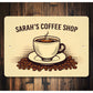 Personalized Coffee Shop Decor Sign