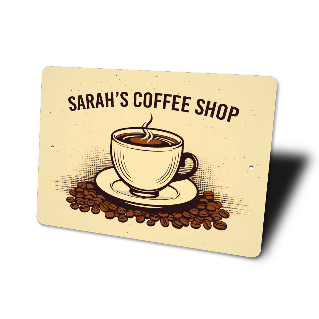 Personalized Coffee Shop Decor Sign
