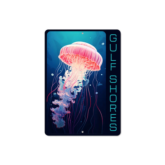 Jellyfish Gulf Shores Sign