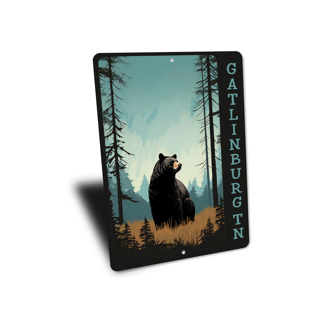 Bear Gatlinburg Tennessee Sign