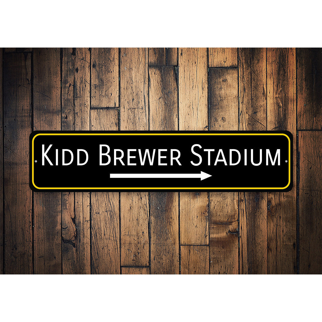 Kidd Brewer Stadium The Rock App State Athletics Sign