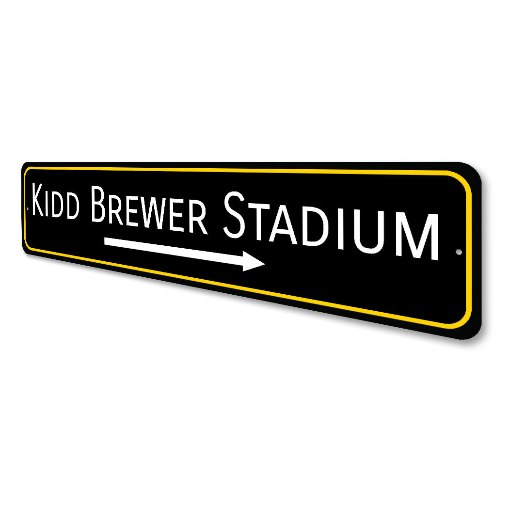 Kidd Brewer Stadium The Rock App State Athletics Sign