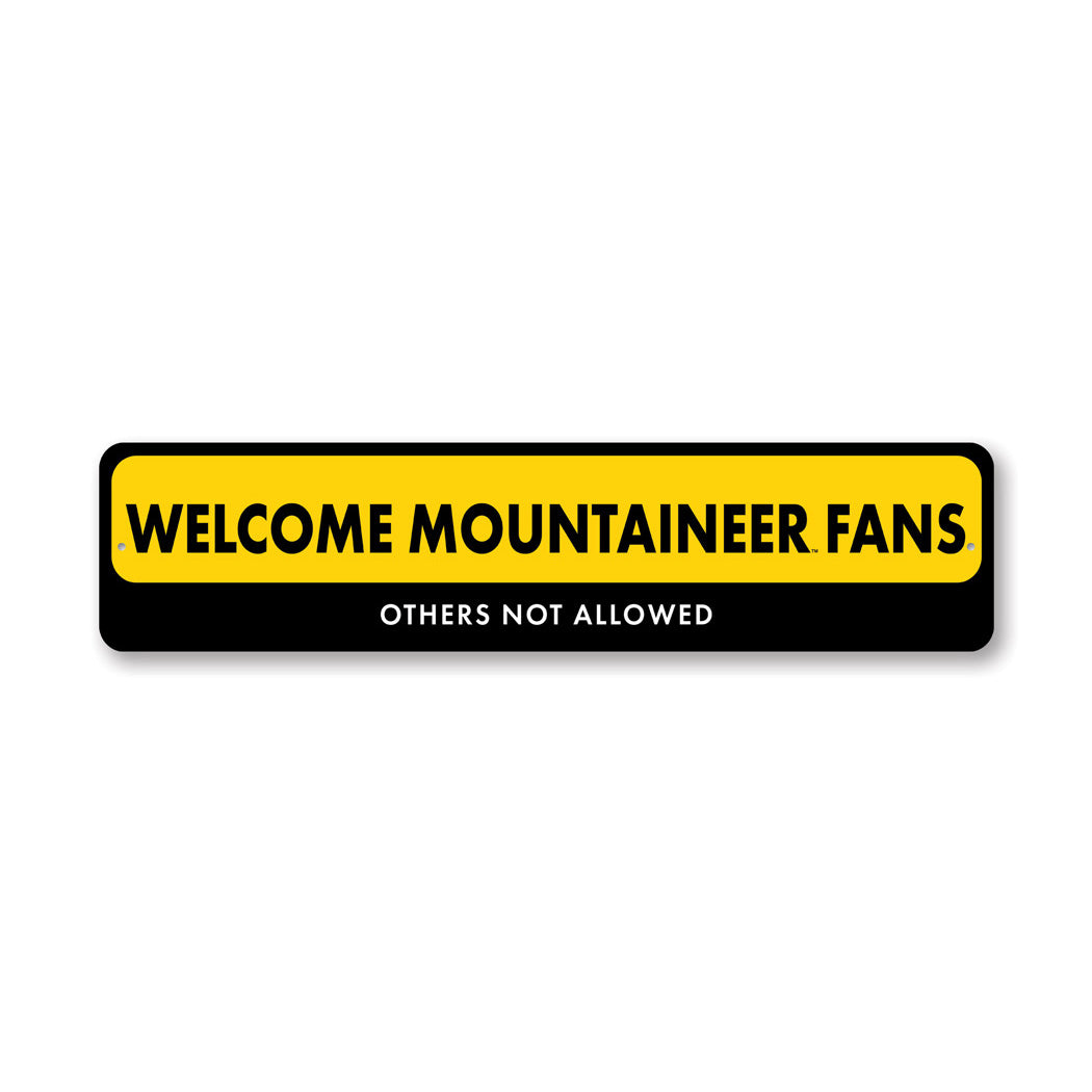 Welcome Appalachian State Mountaineer Fans Athletics Sign