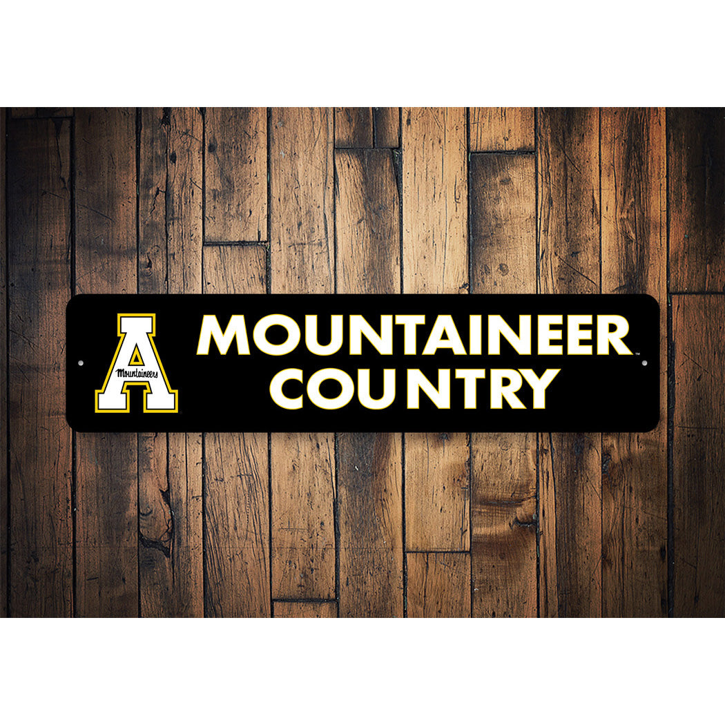 Appalachian State Mountaineer Country Athletics Sign