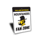You Are Entering Mountaineers Fan Zone App Athletics Sign