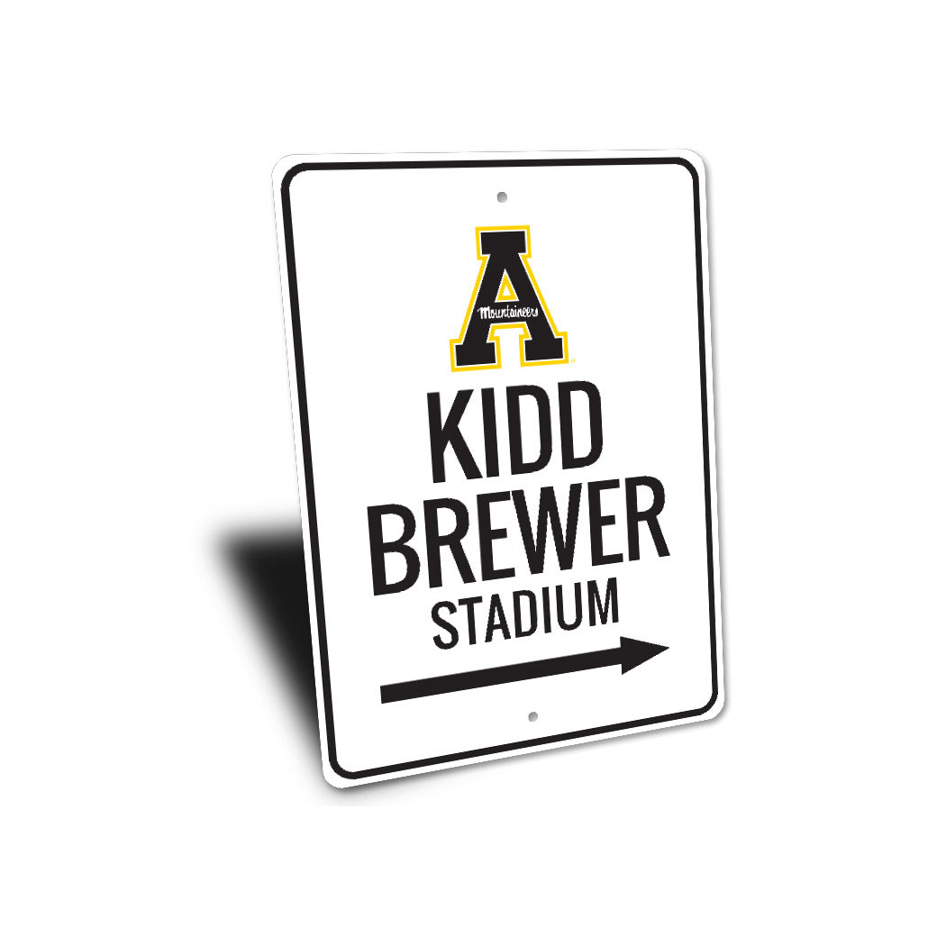 Appalachian Mountaineers Kidd Brewer Stadium The Rock Sign