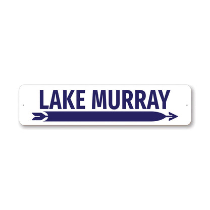 Lake Murray Arrow Direction Decor Sign