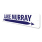 Lake Murray Arrow Direction Decor Sign