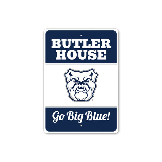 Butler House Go Big Blue Butler University Sign