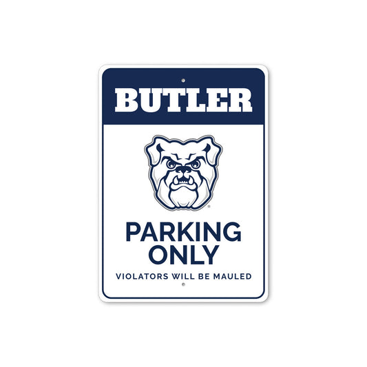 Butler Parking Only Violaters Will Be Mauled Univ Sign