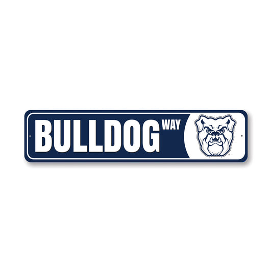 Bulldog Way Butler University Sign
