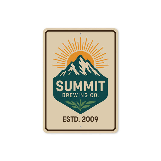 Summit Brewing Company Established Sign