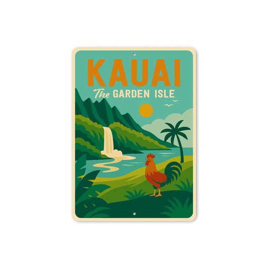 Kauai The Garden Isle Hawaii Sign