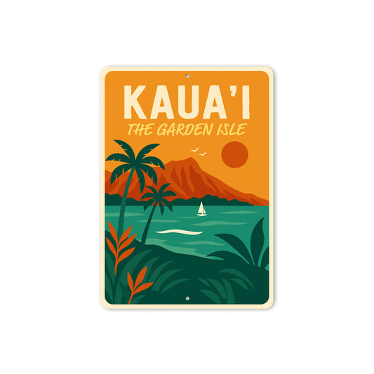 Kaua'i The Garden Isle Hawaii Sign