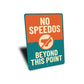 No Speedos Beyond This Point Funny Pool Sign
