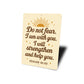 Do Not Fear Aluminum Sign - Isaiah 41:10 Scripture