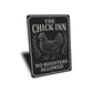 The Chick Inn Farmhouse Sign - Funny Chicken Coop Art